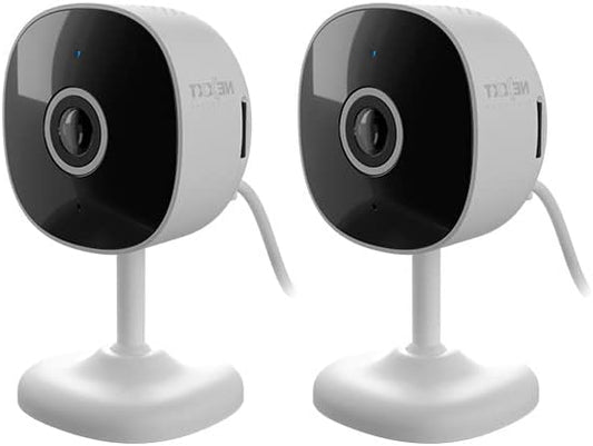 Nexxt 2K Indoor Camera - Smart Wi-Fi Home Security, Wireless Baby Monitor, Dog & Nanny Cam, Easy to Use App, Indoor Room Camera, Human Detection & Night Vision, Camaras De Seguridad para Casa (2PK)