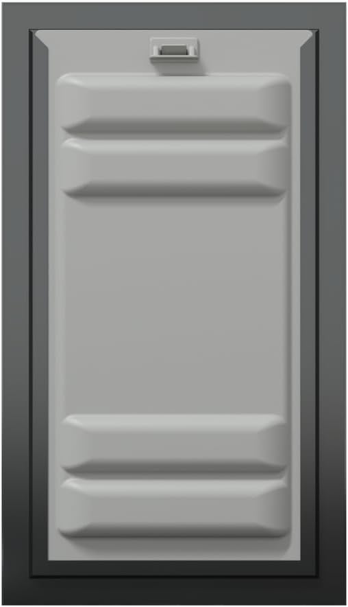 Endura Flap Giant Dog Door for Walls | Designed for Extra-Large & Tall Dogs | Energy Efficient Wall Mount Pet Door | Durable & Pet Safe | Black, Double Flap Wall Mount