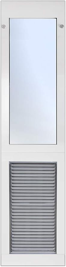 Armor Flex Air Tight Aluminum Frame Low-E Patio Pet Doors - High Tech Pet - Dog Door-Cat Door - Sliding Glass Patio Door Installation - Extra Large Pet - Regular Sliding Glass Door Height - AF1-SRE-XL