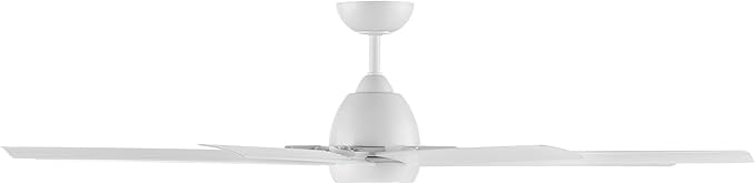 WAC Lighting F-064-MW Mocha XL 66" Outdoor Ceiling Fan & Remote, Matte White