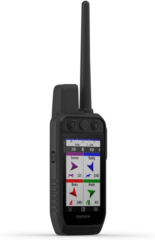 Garmin Alpha 200 Plus Dog Tracking & Training Handheld GPS, 3.5” Touchscreen, Track & Train Up to 20 Dogs from 9 Miles, Preloaded TopoActive Maps, 18 Training Levels with Wearable4U PowerBank Bundle
