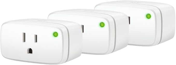 Eve Energy (Matter) 3 Pack – Smart Plug, 100% Privacy, automate Lights & appliances, Seemless Integration in Apple Home, Alexa, Google Home, SmartThings, Requires Thread Border Router