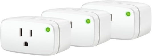 Eve Energy (Matter) 3 Pack – Smart Plug, 100% Privacy, automate Lights & appliances, Seemless Integration in Apple Home, Alexa, Google Home, SmartThings, Requires Thread Border Router