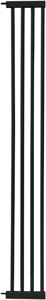 Lumizone Extra Tall Cat Gate Extension Kit 61.02" High Pressure Mounted 2025 New 8.27" Extra Wide 1.37" Gap No Drilling Tall Pet Gate for Dogs (Black, 61.02" H x 8.27" W, Extension)