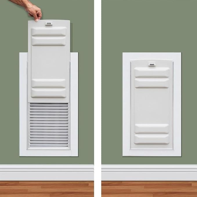 Armor Flex Air Tight Pet Door for Door or Wall (Door Installation, Large)