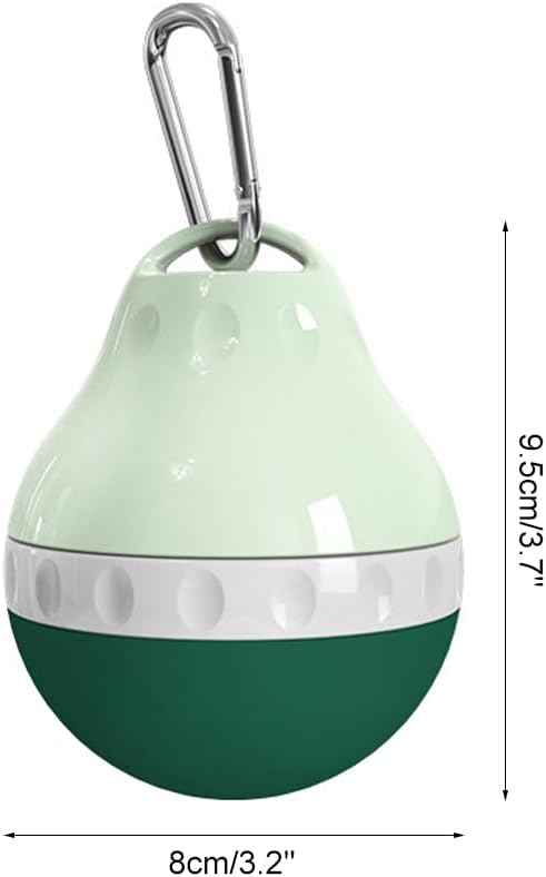 DONGKER Dog Water Bottle,200ML Leakproof Pet Travel Bottle with Foldable Silicone Body & Hanging Buckle for Small Pets Outdoor Walking Hiking Travel