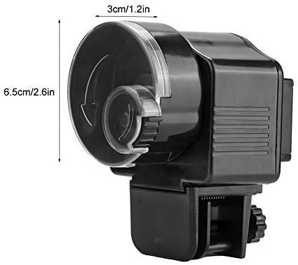 Fdit Home Aquarium Fish Automatic Food Feeder Timer Black