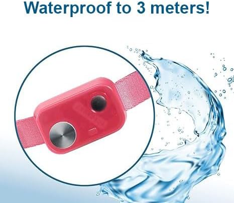 MS-5 Econ Series Automatic Pet Door Collar by High Tech Pet Brand - Value Priced Dependable Performance - Waterproof - Rugged - Battery Included - USA Support (Pink)