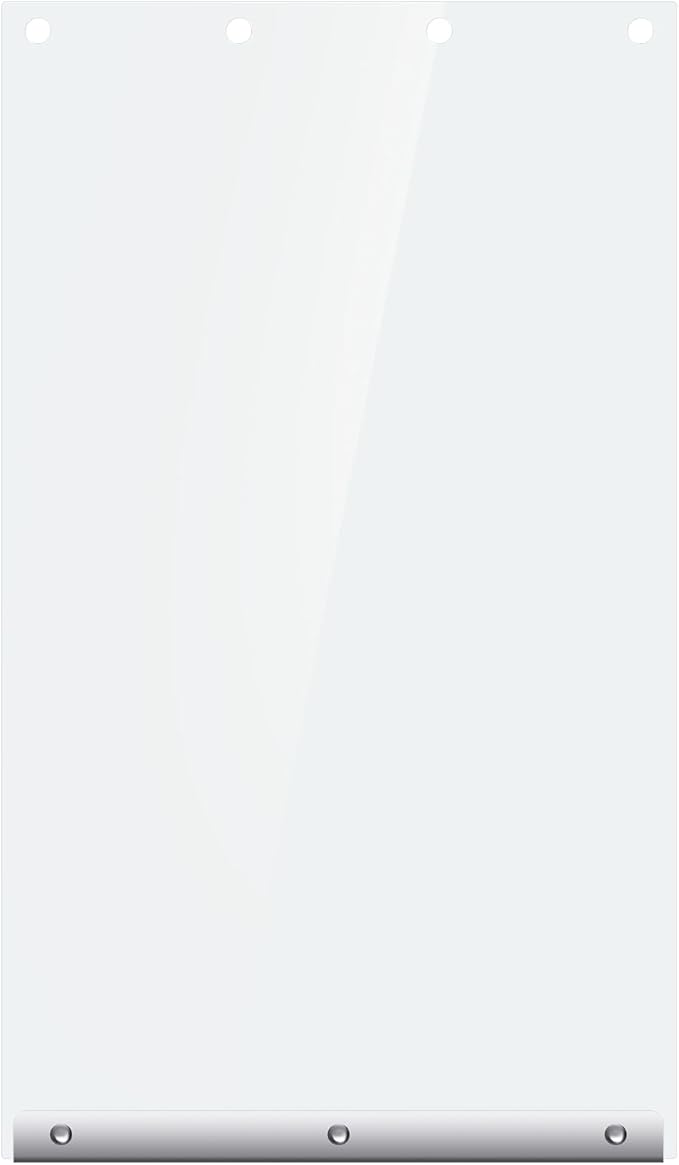 Ripeng 1 Pcs Dog Door Replacement Flaps 9.85 x 17.9 Inch Compatible with Dog Door Model Dsrwxl, Fit Dogs up to 65 Lbs, Clear Flexible Weatherproof Pet Supplies Home Flap, Easy to Install