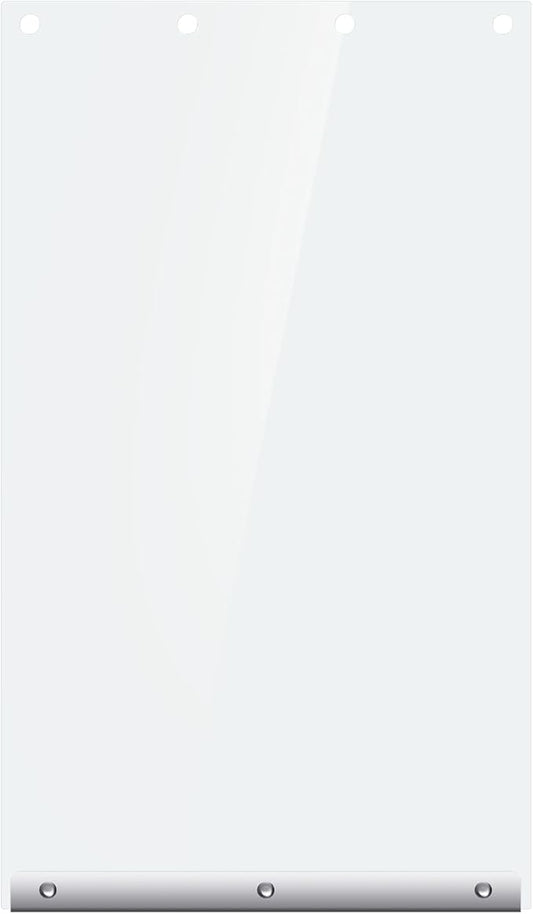 Ripeng 1 Pcs Dog Door Replacement Flaps 9.85 x 17.9 Inch Compatible with Dog Door Model Dsrwxl, Fit Dogs up to 65 Lbs, Clear Flexible Weatherproof Pet Supplies Home Flap, Easy to Install