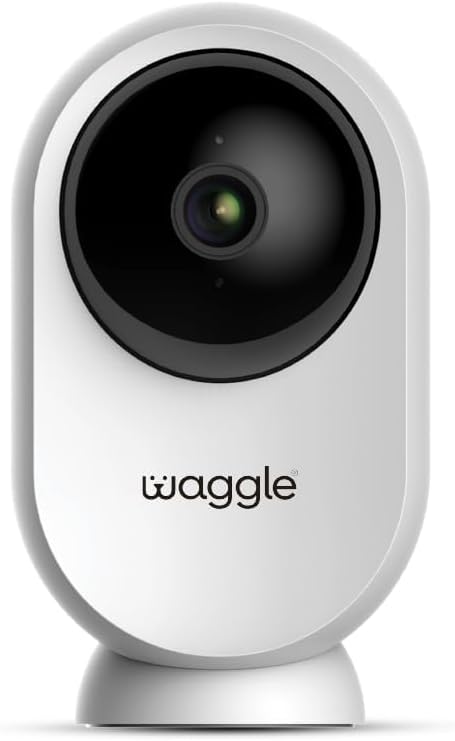 Waggle RV/Dog Temperature Monitor (GPS) & Pet Camera Bundle for RVs - Portable WiFi Cam (128GB) with Motion Alert & Remote Access | Watch Pets While Travelling