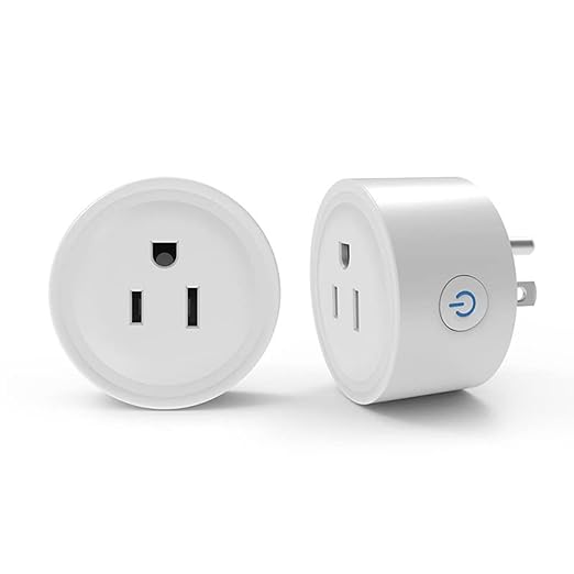 WiFi Smart Plug | Compatible with Alexa & Google Home | WiFi Outlet for Remote Control & Timer and Schedule Function | No Hub Required | Safety Certified (2Pack)