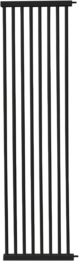 Lumizone Extra Tall Cat Gate Extension Kit 61.02" High Pressure Mounted 2025 New 16.73" Extra Wide 1.37" Gap No Drilling Tall Pet Gate for Dogs (Black, 61.02" H x 16.73" W, Extension)