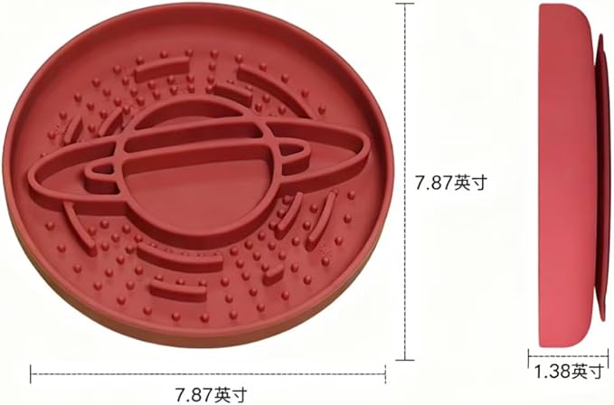 Slow Feeder Dog Bowls，Silicone pet Bowl，Suitable for Pets who eat Quickly, Prevent Choking, and Extend Feeding time