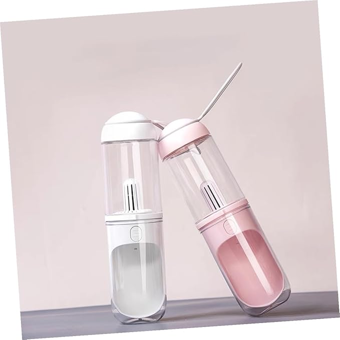 TOYANDONA Portable Dog Water Bottle Leakproof Outdoor Pet Dispenser with Detachable Transparent Bottle for Travel and Hiking