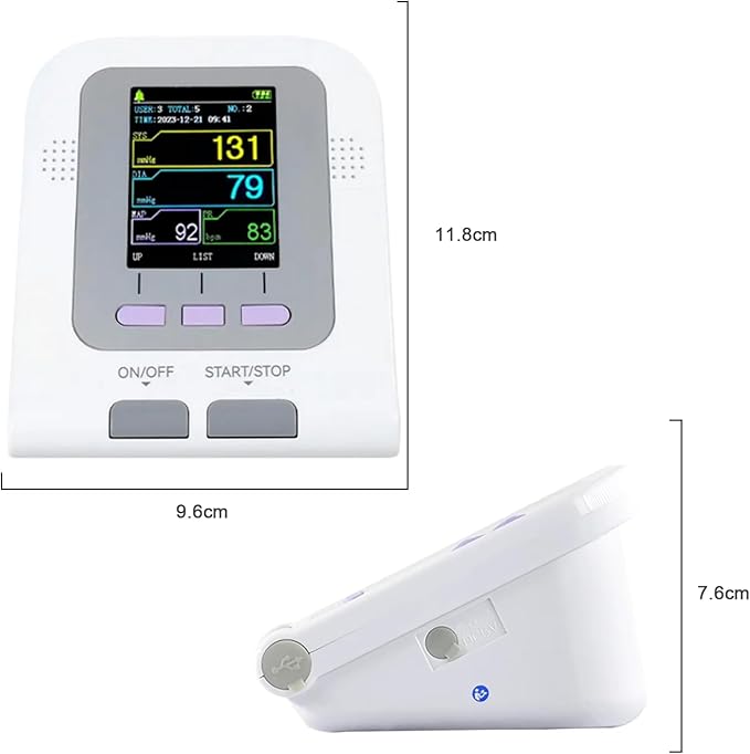 Contec08A Vet Veterinary Animal Use Blood Pressure Monitor 3 Cuffs 6-11CM 10-19CM 18-26 CM