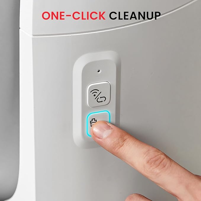 PET MARVEL C1 Self-Cleaning Cat Litter Box, Large 70L Automatic Litter Box for Multiple Cats up to 22 lbs, Smart App Control with Health Monitoring, 4-Layer Safety System, Open-Top Design