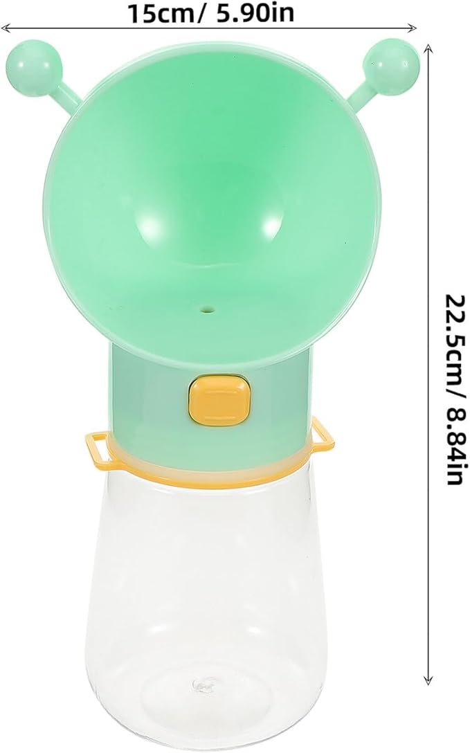 Portable Dog Water Bottle with One-Button Dispenser Generous Capacity Pet Drinking Water Cup for Outdoor Walking Hiking Travel Carry Hydration Feeder for Dogs and Cats