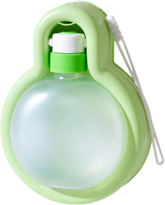 Dog Water Bottle Convenient Leak-Proof Dog Water Bottle Capacity 12 Oz (350 ml).Ldeal for Dogs on Outdoor Walks and Traveling.(Green, 12 Ounces)