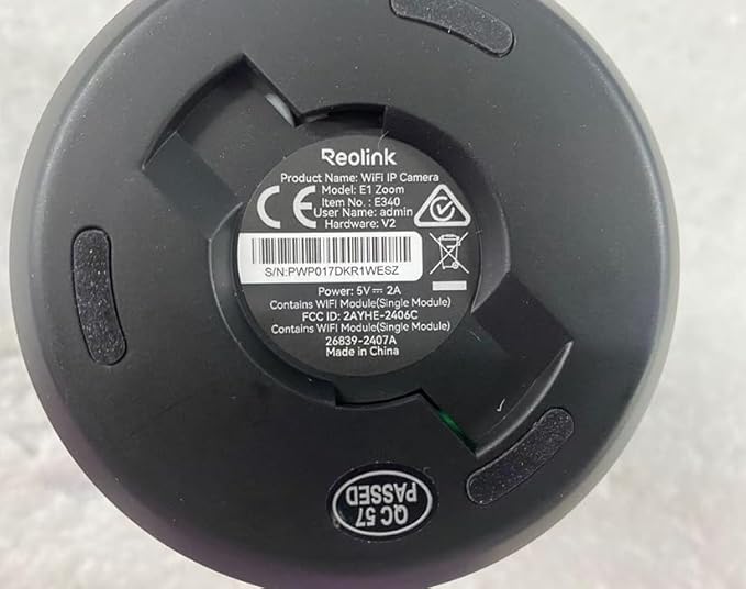 REOLINK Smart 4K UHD Pan & Tilt Dual-Band Wi-Fi 6 Indoor Security Camera with 3X Optical Zoom, Auto-Tracking, People/Pet Detection, Crying Sound Detection, Privacy Mode, Bluetooth Setup, E1 Zoom-Black