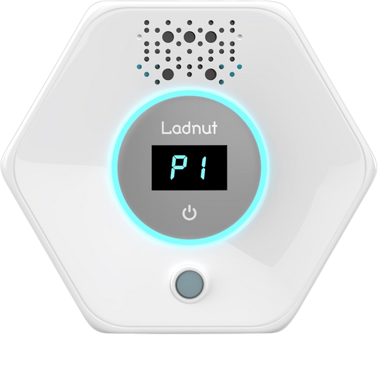 Cat Litter Odor Deodorizer - Ozone & Negative Ion Cat Odor Eliminator with Sensor Monitor, Safe Air Purifier for Pets,Odor Remover for Multi-Purpose Use