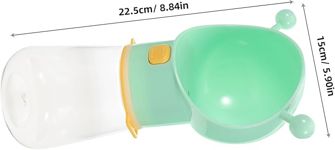 ifundom Portable Pet Water Bottle Dispenser with One-Button Quick Access Lightweight Dog Drinking Feeder Outdoor Travel Hydration Cup for Walking Hiking Camping