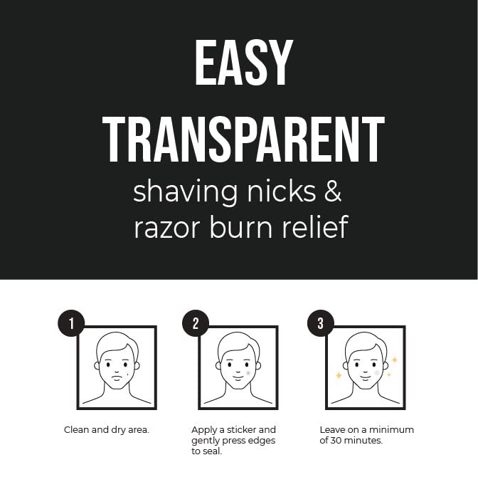 NICK FIX Shaving Patch Gifts for Men, Stocking Stuffer & Christmas Gift Idea, Holiday Shaving & Beard Care Kit, Travel Grooming Gift for Dad, Husband or Him, FSA Eligible, Styptic Pencil Alternative