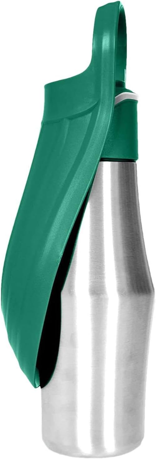 Puppy Water Bottle - 27oz Pet Hydration Bottle, Stainless Steel Portable Pet Bottle, Leak Proof Puppy Water Dispenser, Walking Dog Water Bottle, Dog Water Feeder Bottle for Outdoor Hiking Trips