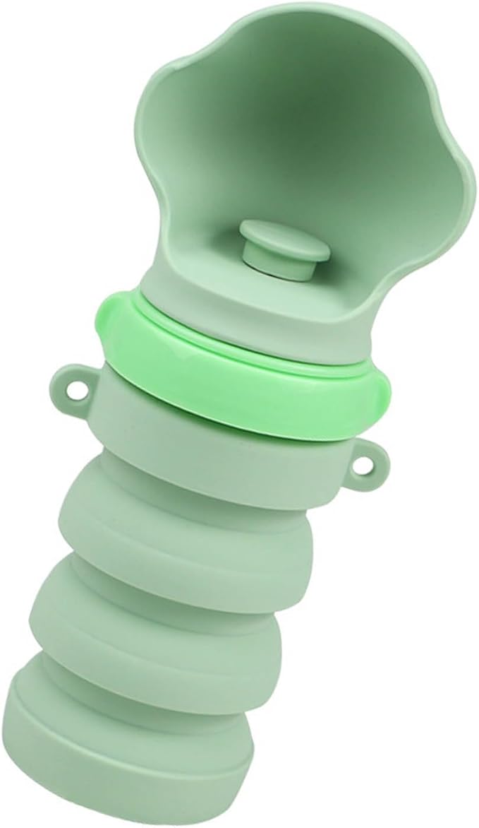 1. 400ml Leakproof Dog Water Bottle Portable Outdoor Travel Drinking Dispenser with Silicone Bowl for Pets Portable Pet Water Dispenser