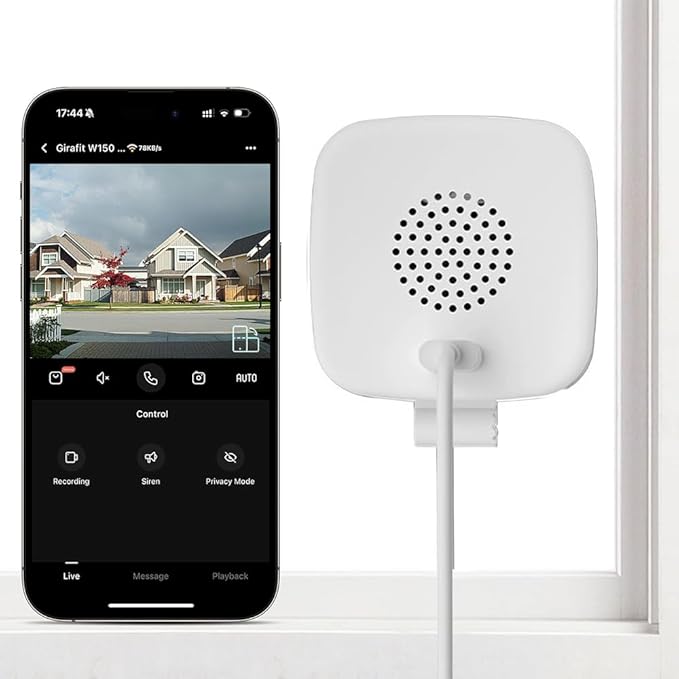 Saker Smart 2K Window Security Camera Plus 2026| 2.4GHz & 5GHz Indoor Cameras with Color Night Vision,Motion Alerts | 24/7 Recording for Home Security | Easy & Quick Install