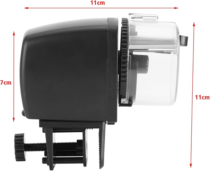 Digital Automatic Fish Feeder Electronic Fish Feeder LCD Aquarium Tank Food Feeding Machine for Vacations Business Trip