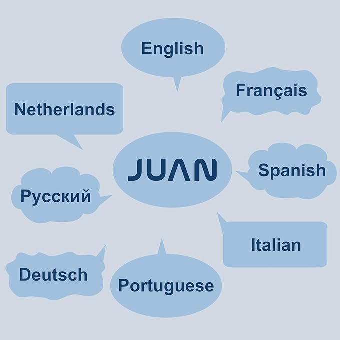 JUAN 5" Video Baby Monitor with 2 Cameras and Audio, 30-Hour Large Battery, Remote Control Cameras with Night Vision and Temprature Monitoring, Indoor and Outdoor, JA2216-2