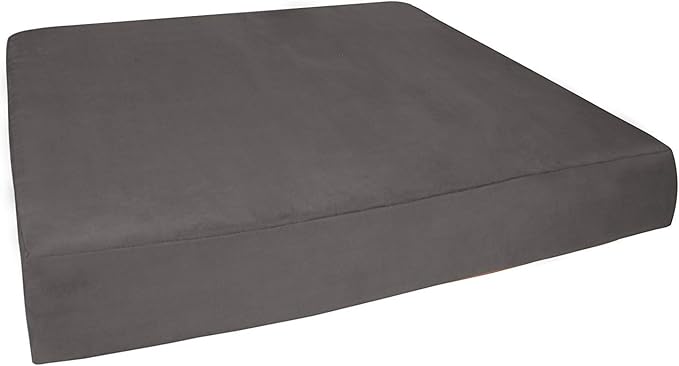 Barker Beds Giant Orthopedic Dog Bed - 7" Memory Foam Mattress - 100-300 lbs - Joint Pain & Arthritis Support - Vet Recommended, Washable Cover - Made in USA - 60"x48"x7" - Charcoal