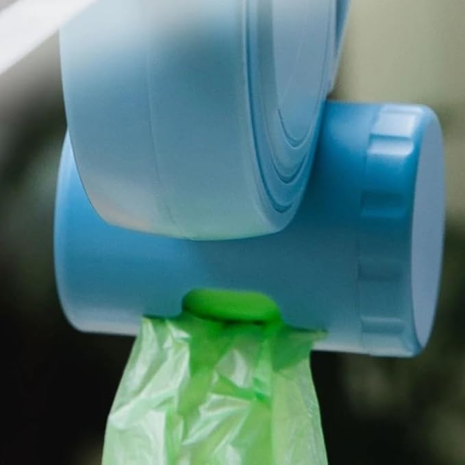 Retractable Dog Fancy Leash with Flashlight and Dispenser, 16 ft Dog Retractable Leash is Perfect for Safe and Comfortable Walking with Your Pet - Suitable for Dogs - Blue