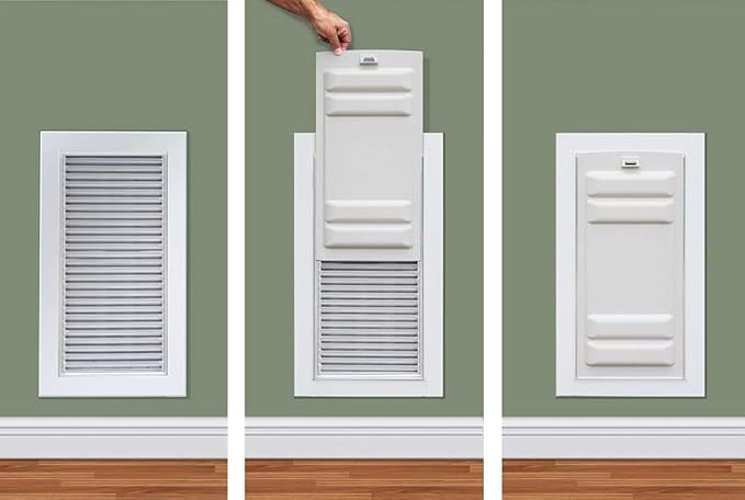 Armor Flex Air Tight Aluminum Frame Pet Doors by High Tech Pet - Dog Door or Cat Door for Wall Installation - Magnetic Latching Closure - Extra Large Dog Doors - Includes Wall Tunnel - AF2-XLW