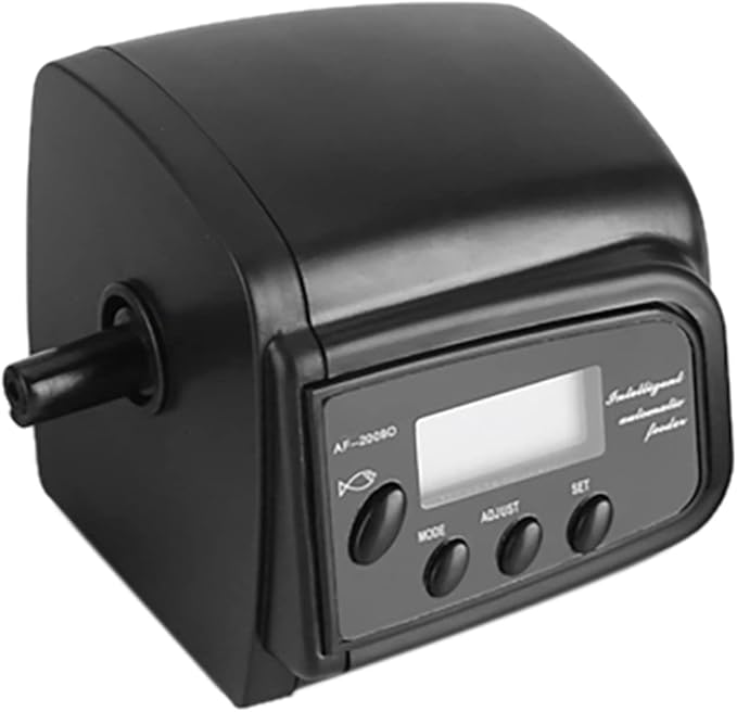 Digital Automatic Fish Feeder Electronic Fish Feeder LCD Aquarium Tank Food Feeding Machine for Vacations Business Trip