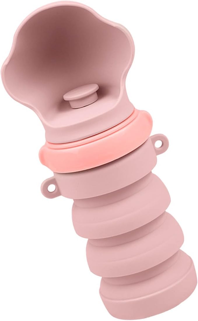 1. 400ml Leakproof Dog Water Bottle Portable Outdoor Travel Drinking Dispenser with Silicone Bowl for Pets Portable Pet Water Dispenser