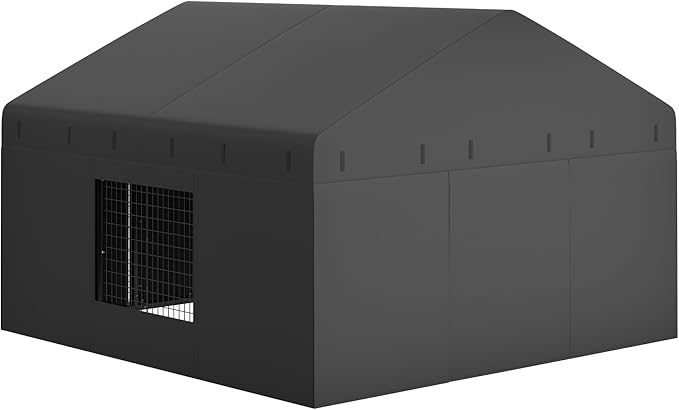 Outdoor Dog Kennel Cover 118" W x 118" D x 72.5" H