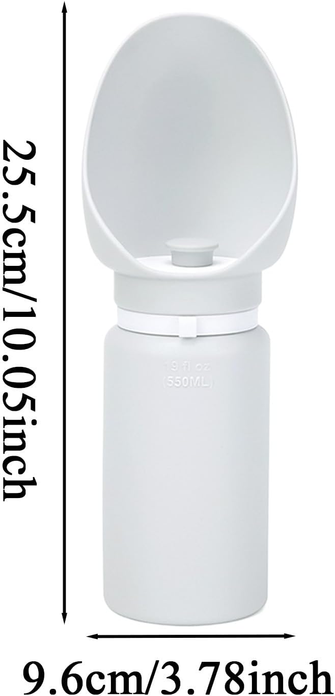 Travel Dog Water Bottle - Leak-Proof Foldable Bowl - Travel Puppy Water Bowl | for Hiking Walking Car Beach Home Outdoor Park Camping Adventure