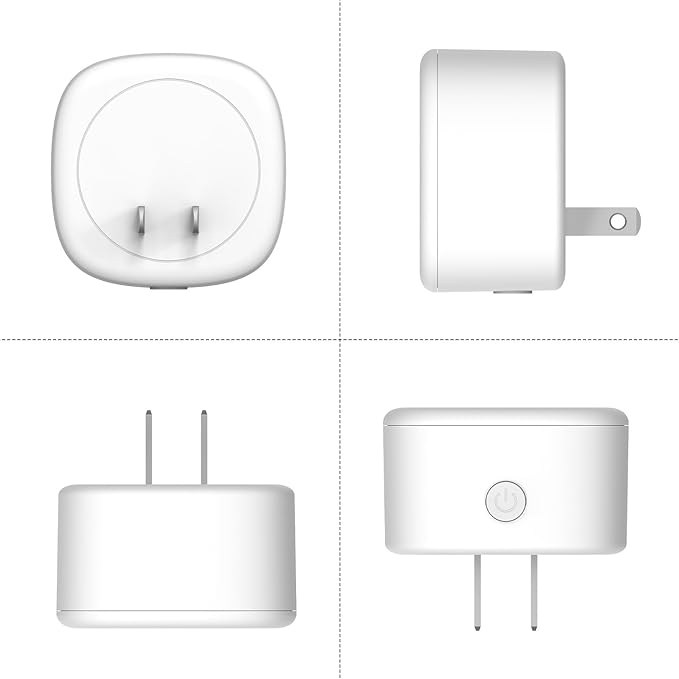 Smart Plug, 2.4GHz WiFi Smart Plugs Compatible with Zigbee/BLEmesh TY APP Remote Control, Smart Sharing 16A WiFi Plug with Voice Control, Smart Outlet with Timer Function - White 1 Pack