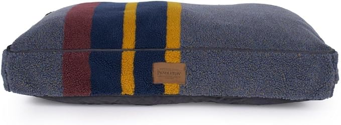 Pendleton Vintage Camp Napper Dog Bed Heather Green, S