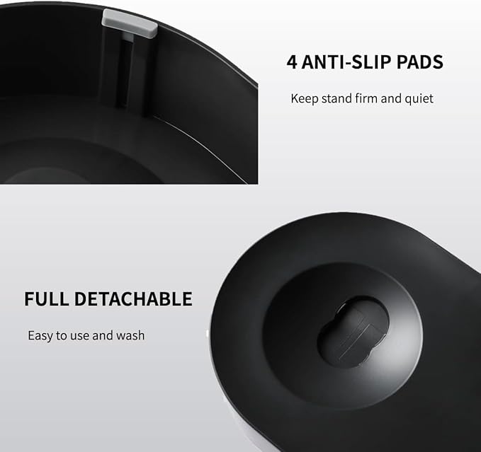 PETKIT CYBERTAIL - Stainless Steel Raised Bowl - Inclined Food and Feeding Bowls, Non-Slip, No Spill for Cats and Small Dogs