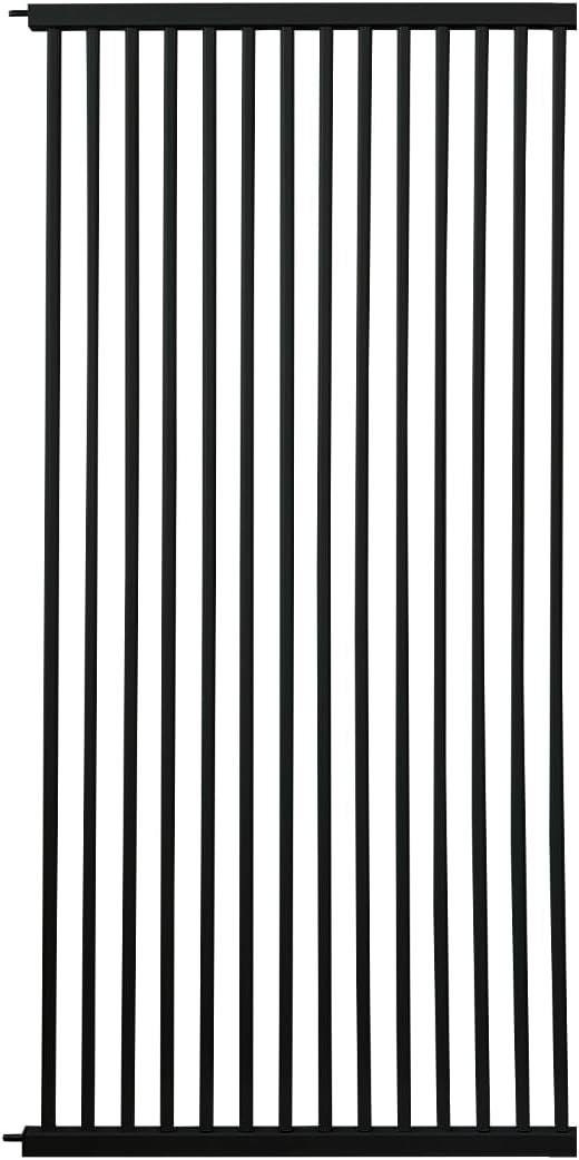 Lumizone Extra Tall Cat Gate Extension Kit 61.02" High Pressure Mounted 2025 New 29.52" Extra Wide 1.37" Gap No Drilling Tall Pet Gate for Dogs (Black, 61.02" H x 29.52" W, Extension)