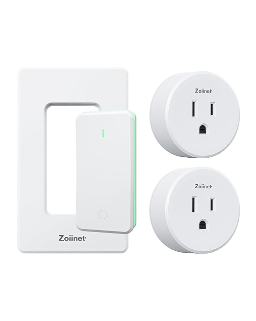 Smart Plug Switch, 2.4G WiFi Outlet, Compatible with Alexa, Google Home, Smart Life & IFTTT APP, Voice Control & Timer, Buckle Design & Removable, No Hub Needed, Programmable(2 Pack)