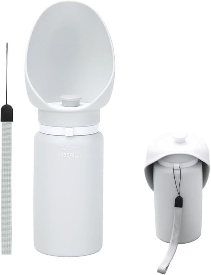 Travel Dog Water Bottle - Leak-Proof Foldable Bowl - Travel Puppy Water Bowl | for Hiking Walking Car Beach Home Outdoor Park Camping Adventure