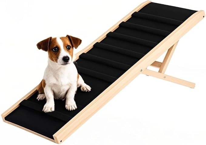 Dog Pet Ramp for Bed Couch Car SUV Large,Dog Pet Ramps Stairs Steps for Large Small Dogs to Get on High Beds Cars SUV Trucks