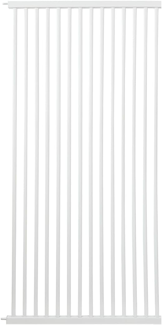 Lumizone Extra Tall Cat Gate Extension Kit 55.12" High Pressure Mounted 2025 New 29.52" Extra Wide 1.37" Gap No Drilling Tall Pet Gate for Dogs (White, 55.12" H x 29.52" W, Extension)