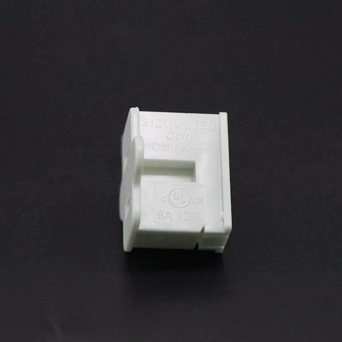 Electric Plugs - 25PCS Female Vampire Plug - SPT-1 White for Christmas Light Strings & Lamps and DIY Projects