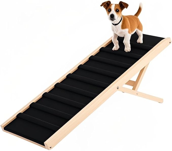 Dog Pet Ramp for Bed Couch Car SUV Large,Dog Pet Ramps Stairs Steps for Large Small Dogs to Get on High Beds Cars SUV Trucks