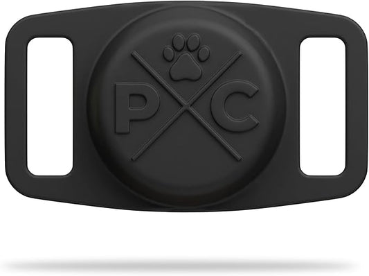 Pup Culture AirTag Dog Collar | Durable & Protective Dog AirTag Holder - Track Your Pet Using Apple AirTag Technology - Dog Collar AirTag Holder -for Dogs and Cats